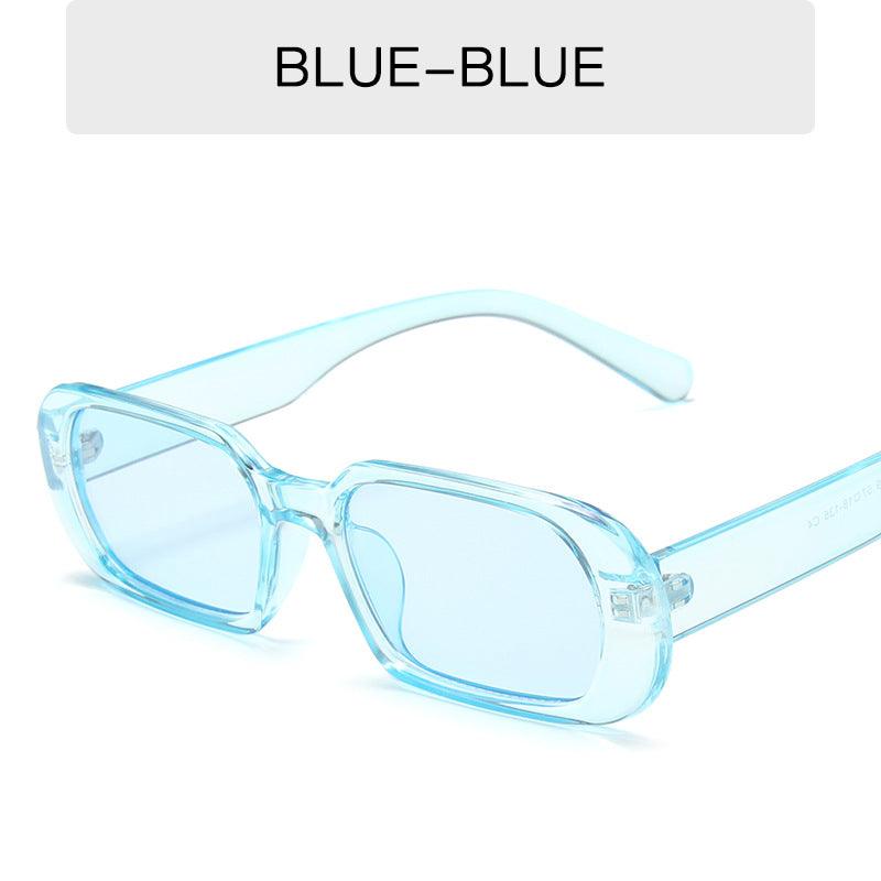 Retro Small Frame Sunglasses Female Candy Color Colorful Fashion Sunglasses cj