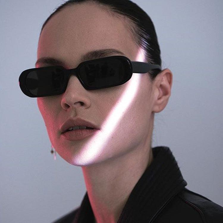 Retro Small Frame Sunglasses Female Candy Color Colorful Fashion Sunglasses cj