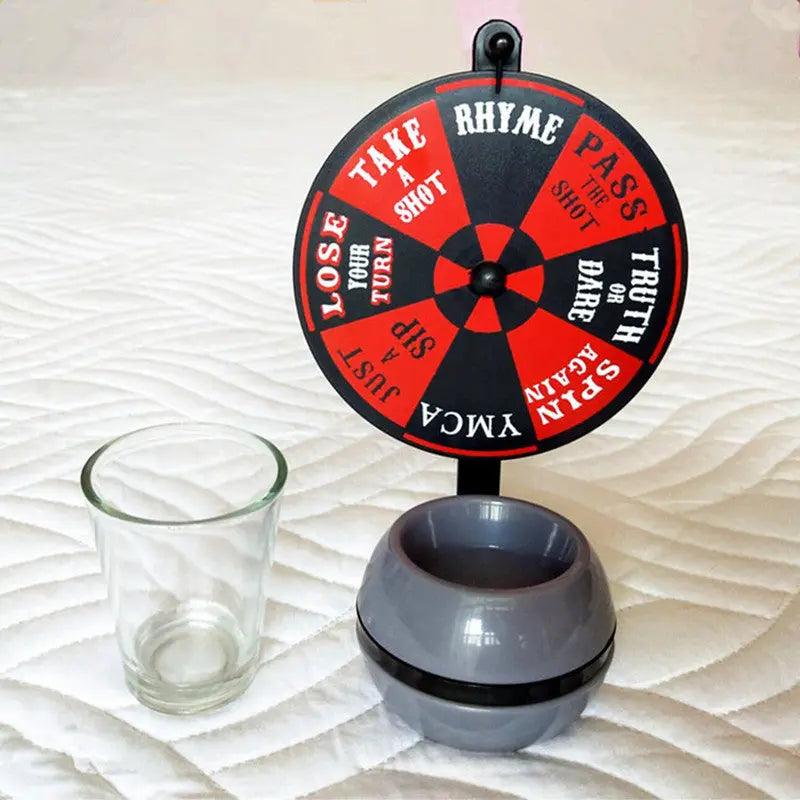 Funny Spinner Rotatable Beer Wine Glass Cup Wine Bar Party Drinking Game Shop with Vanny