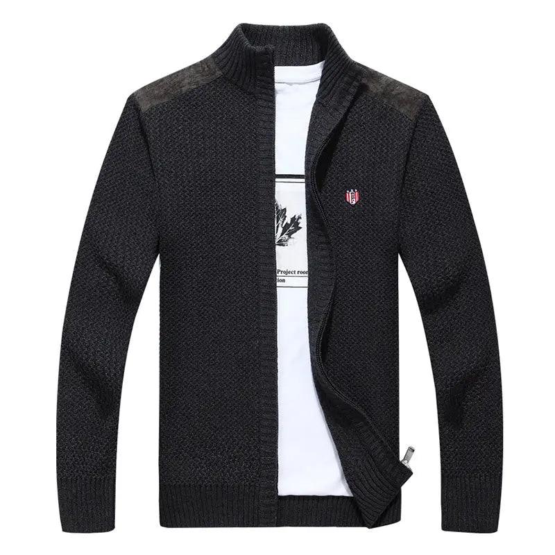 Warm Winter Jacket Zipper Sweater cj