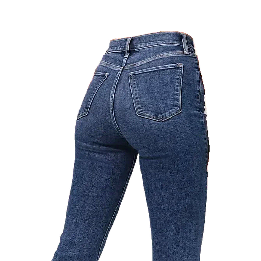 Damen-Freizeitjeans in Uni-Farben