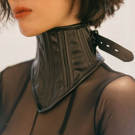 Women's Fashion Simple Fixed Neck Cover cj