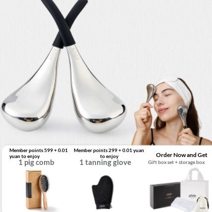 Ice Glow Cryo Facial Massager – Cold Therapy Eye & Face De-Puffing Tool