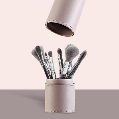 PU Round Cosmetic Brush Container Cosmetic Tool Organizer Brush Storage Solution Sleek Brush Container Cosmetic Brush Accessories Shop With Vanny Top-Quality Cosmetic Tools Organize Your Brushes Protect Your Cosmetic Brushes Shop Now for Brush Container