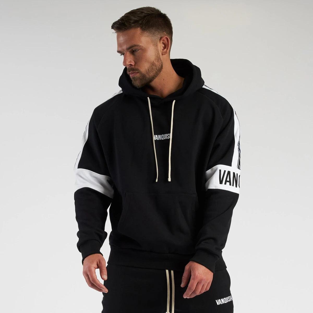 Men's Outdoor Sports Loose Pullover Hoodie cj