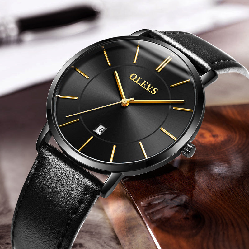 Fashion Casual Watch Men Luxury Brand Mens Watches Leather