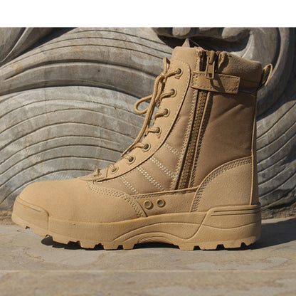 Outdoor training high-top tactical boots