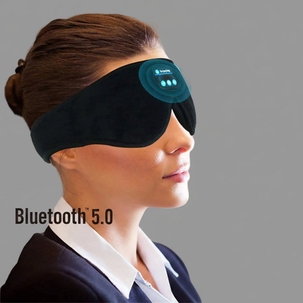 Bluetooth Sleep Eye Mask — Blackout & Wireless Music
