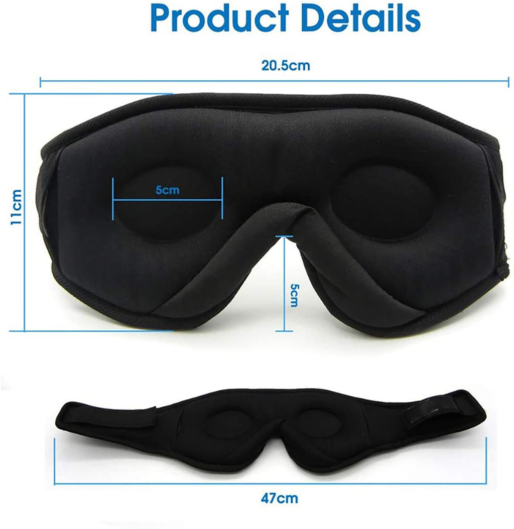 Bluetooth Sleep Eye Mask — Blackout & Wireless Music