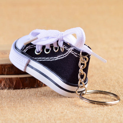 Simulation Canvas Shoes Keychain Casual Shoes