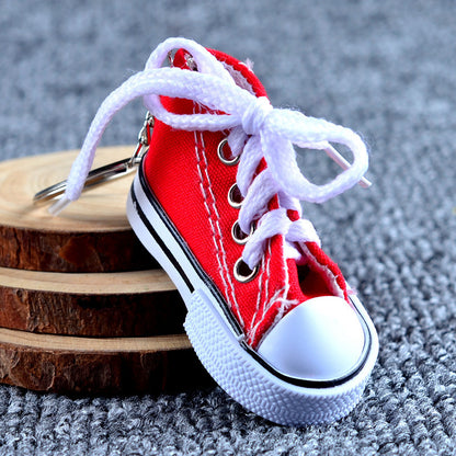 Simulation Canvas Shoes Keychain Casual Shoes