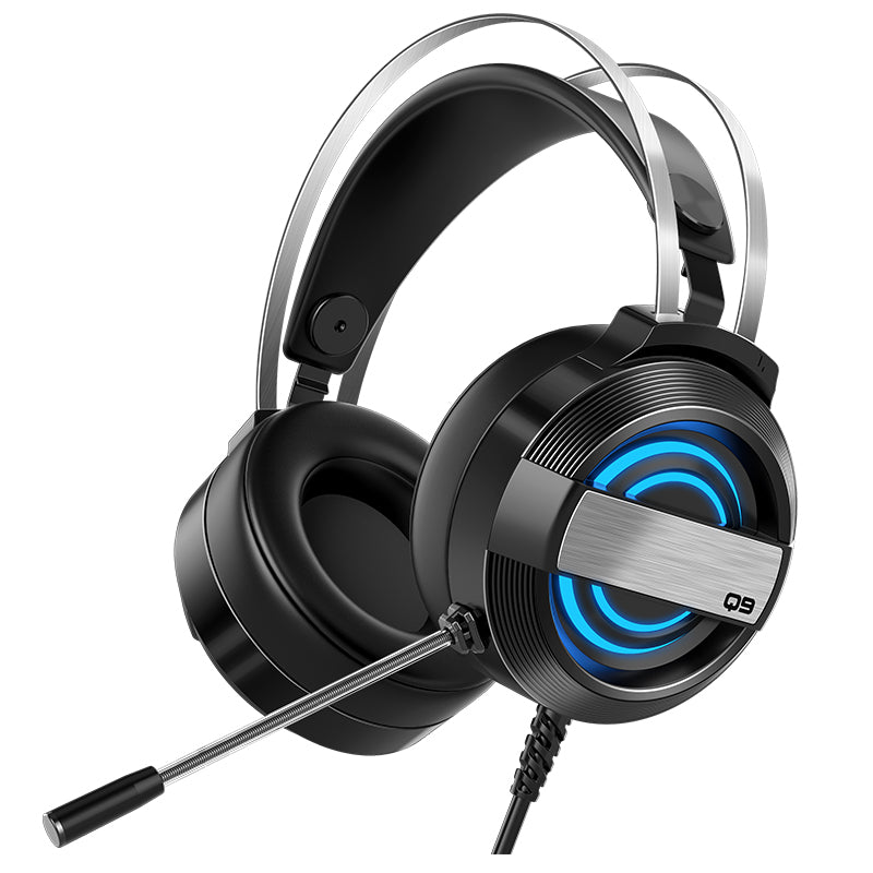 Stereo Gaming Headset with Microphone - Over-Ear Wired Headphones for PS4, PS5, PC
