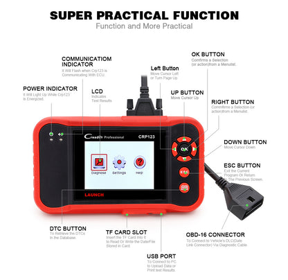 CRP123 Fault Detector Automobile Diagnosis Equipment