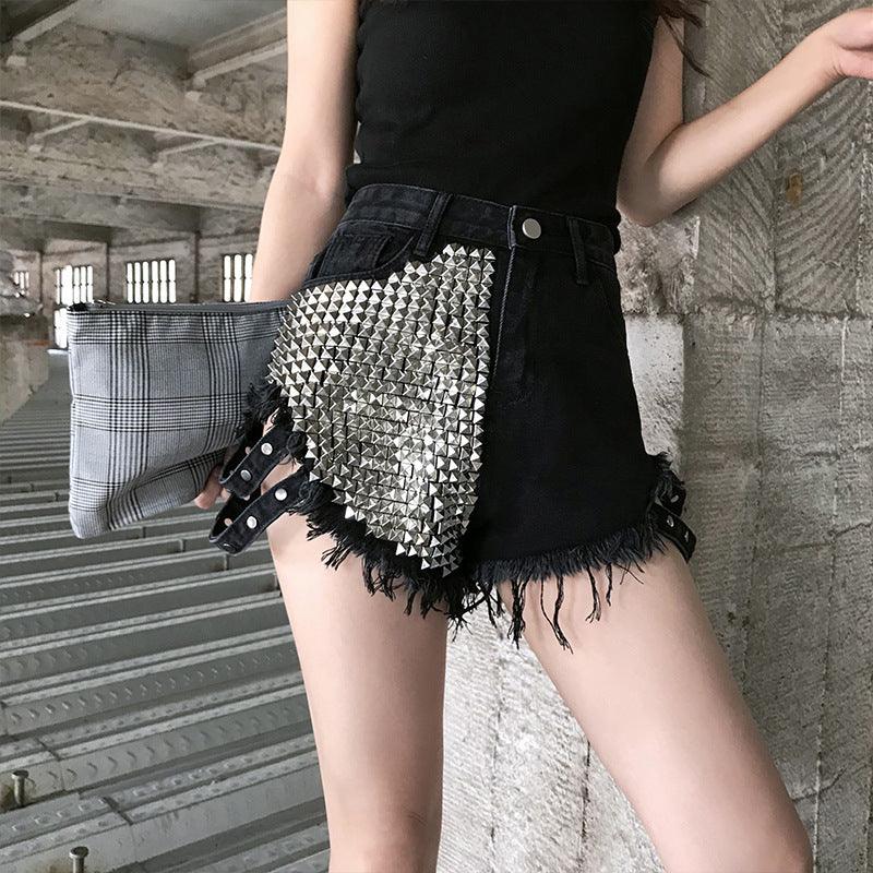 Women's raw shorts