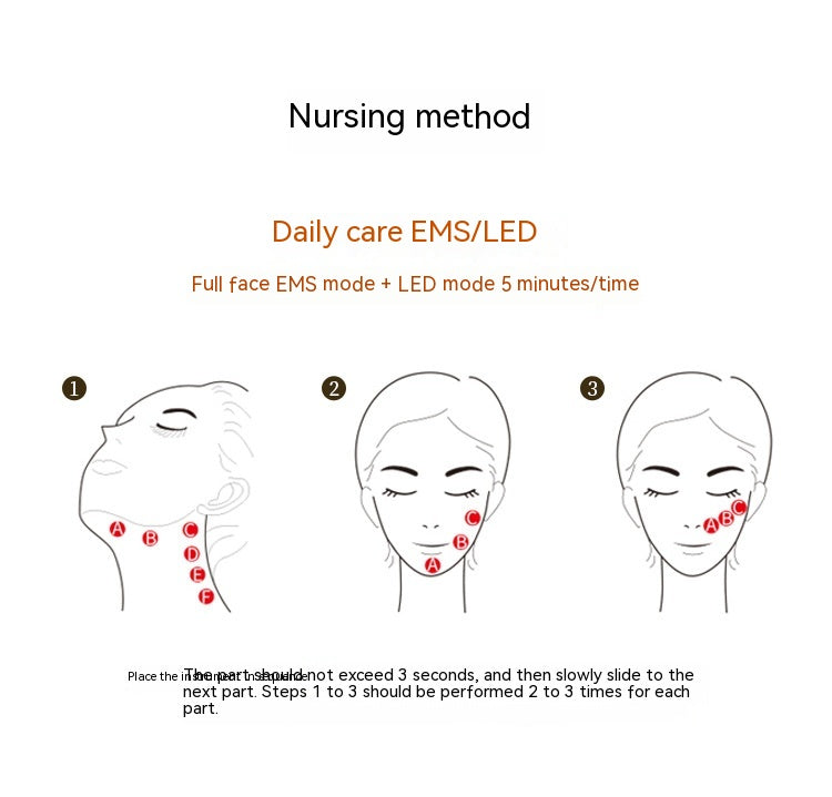 Electric Facial Massage & Cleansing Device – Heated Skin Rejuvenation Tool