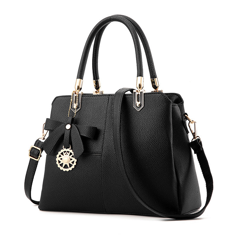 Women's contrast color handbag shoulder bag cj