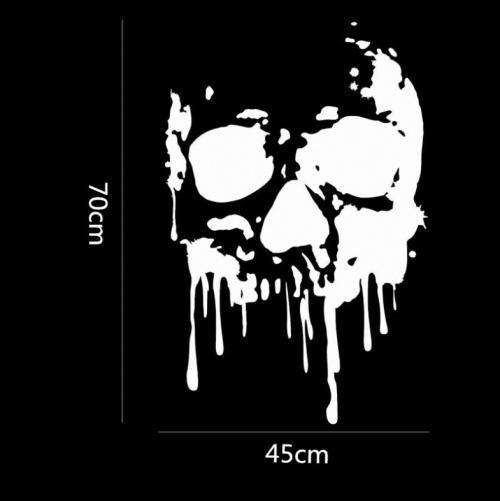 Skull Bumper Stickers Car Window Glass Animal Sticker cj