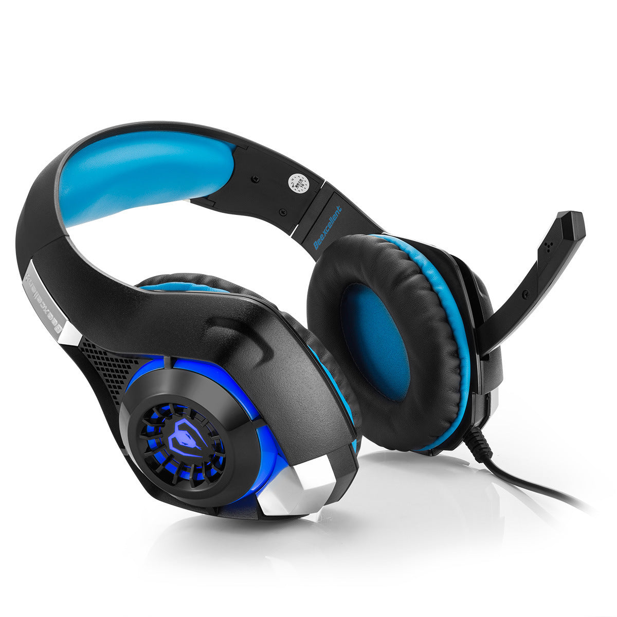 Beexcellent GM-1 Stereo Gaming Headset with Mic & LED Light - PS4, PC, Xbox