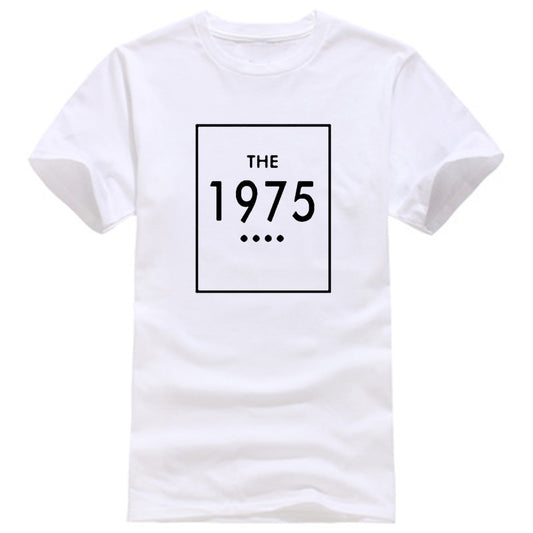 1975 European Size Large Size Loose Short Sleeve T-shirt cj