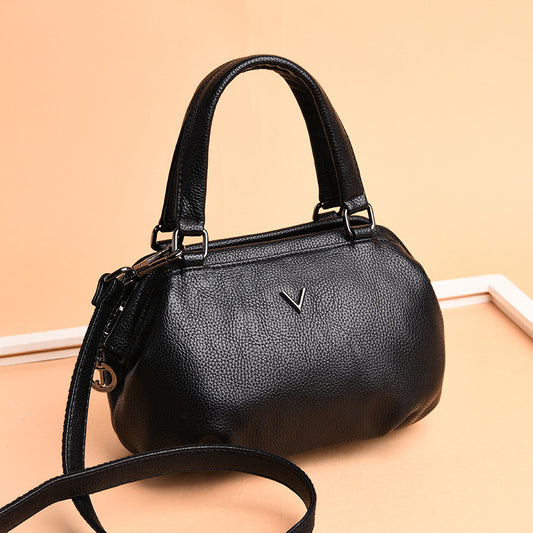 Summer Small Tote Genuine Leather Luxury Handbags Women Bags cj