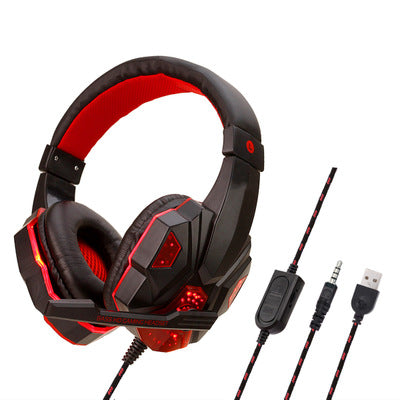 RGB LED Gaming Headset with Microphone - 7.1 Surround Sound for PS4, PC, Xbox
