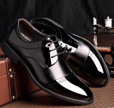 2023 spring new men's shoes business dress shoes fashion lace men's shoes shoes shoes cj