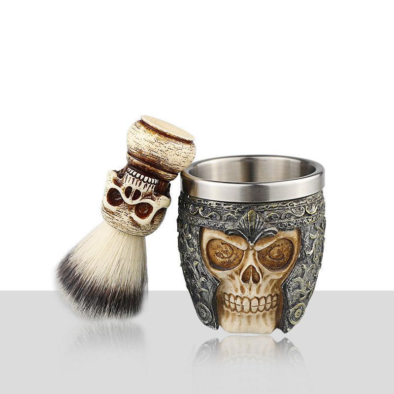 Shaving Skull Head Soap Bowl cj