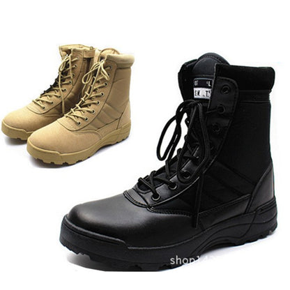 Outdoor training high-top tactical boots