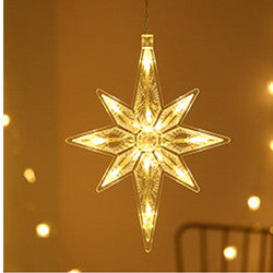Star String Lights LED Christmas Curtain Lights Indoor Bedroom Home Party Decoration Snowman Christmas Tree Holiday Lights cj