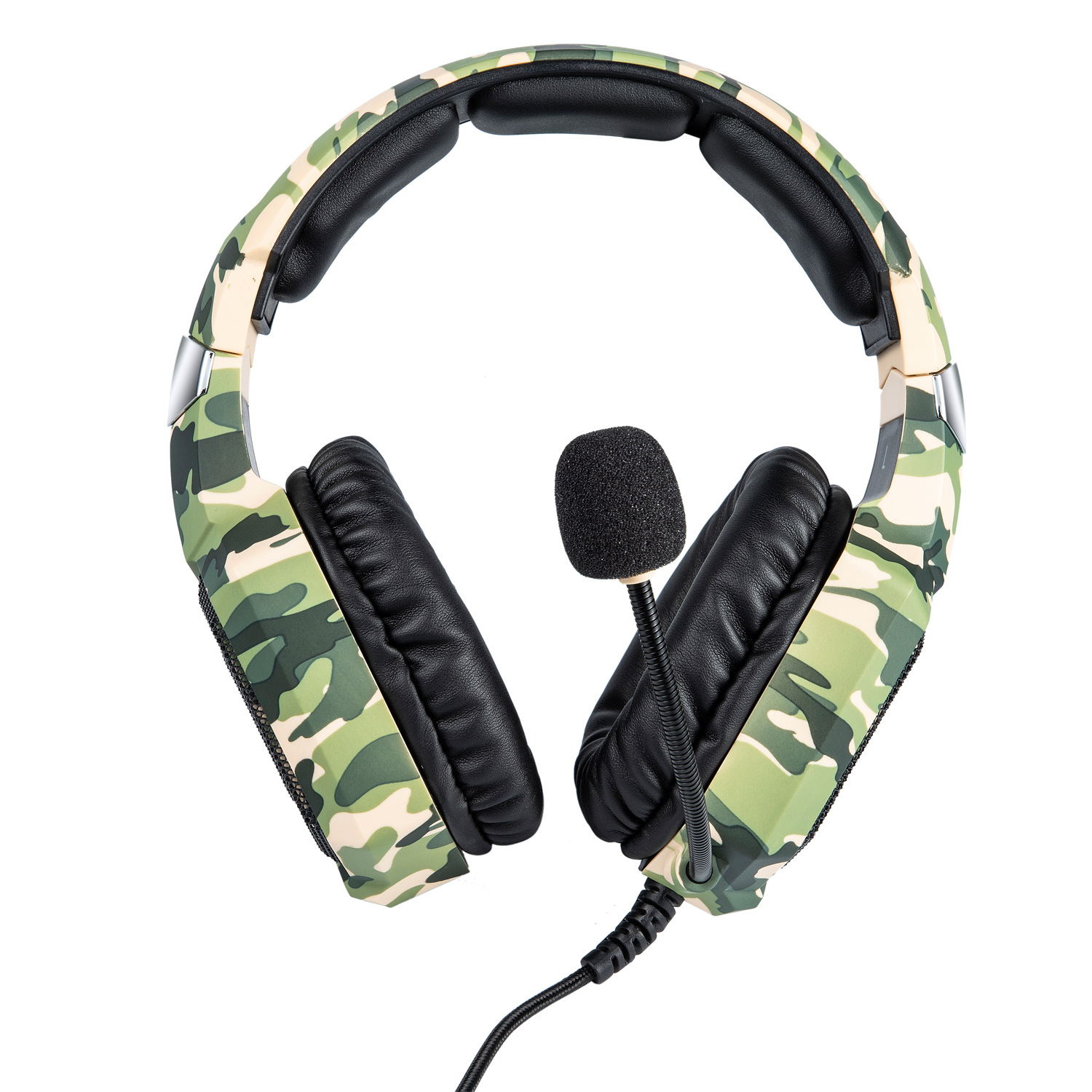K8 Camouflage Gaming Headset - Military Style Headphones with Mic for PS4, Xbox One, Mobile