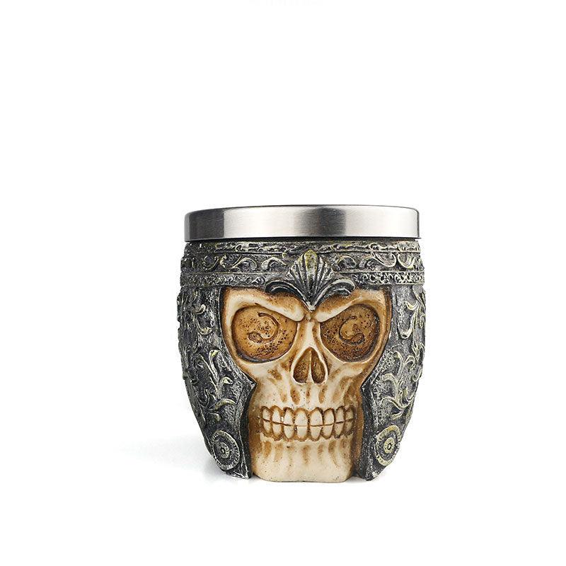 Shaving Skull Head Soap Bowl cj