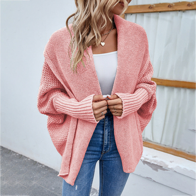 new-loose-knitted-sweater-solid-color-bat-sleeve