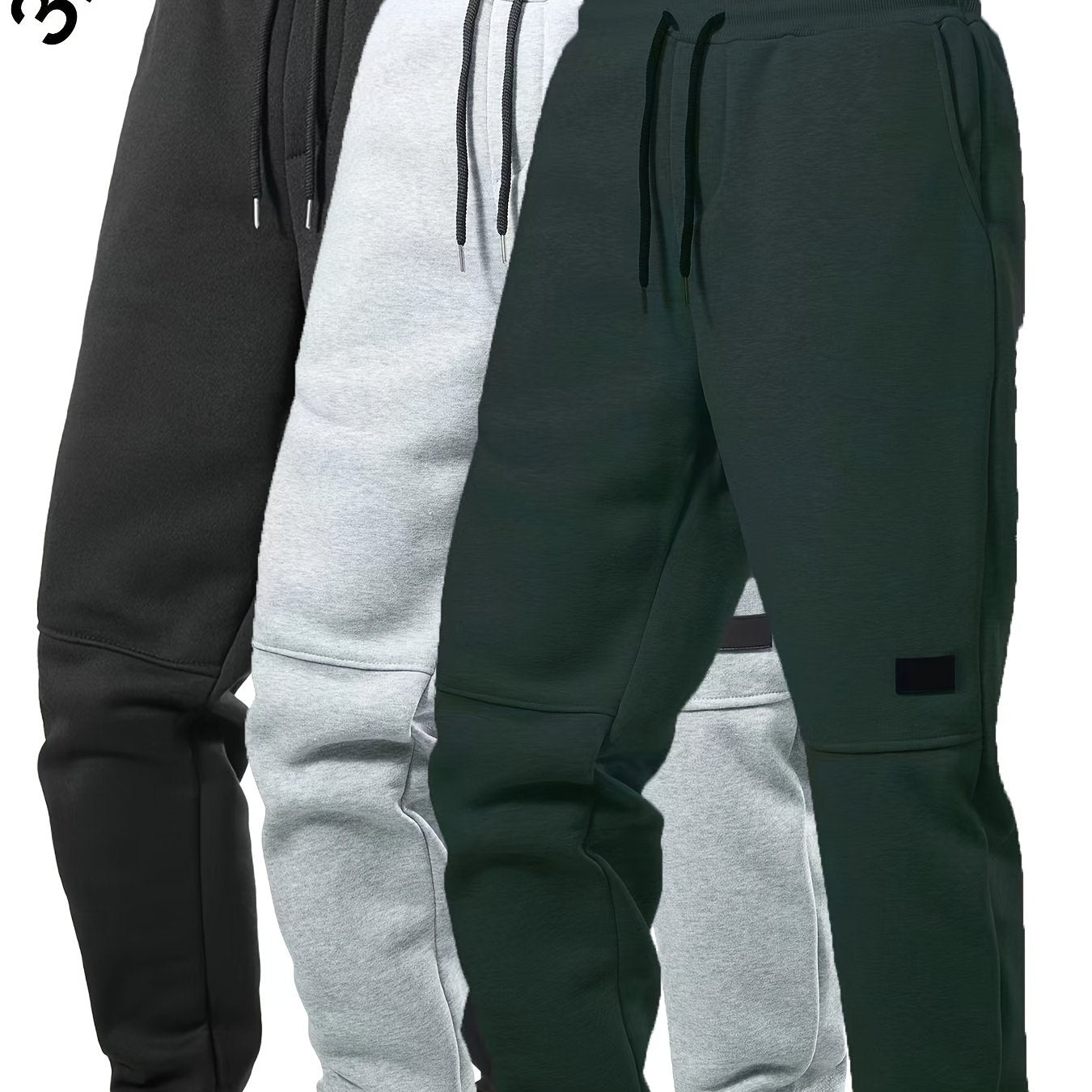 3pcs Men's Casual Solid Color Joggers - Shop with Vanny3pcs Men's Casual Solid Color JoggersShop with VannytemuBlack+light gray+dark greenhttps://img.kwcdn.com/thumbnail/s/28e1f7859385eba2048c1b2b7d93bf67_a5d0d2071c3e.jpg