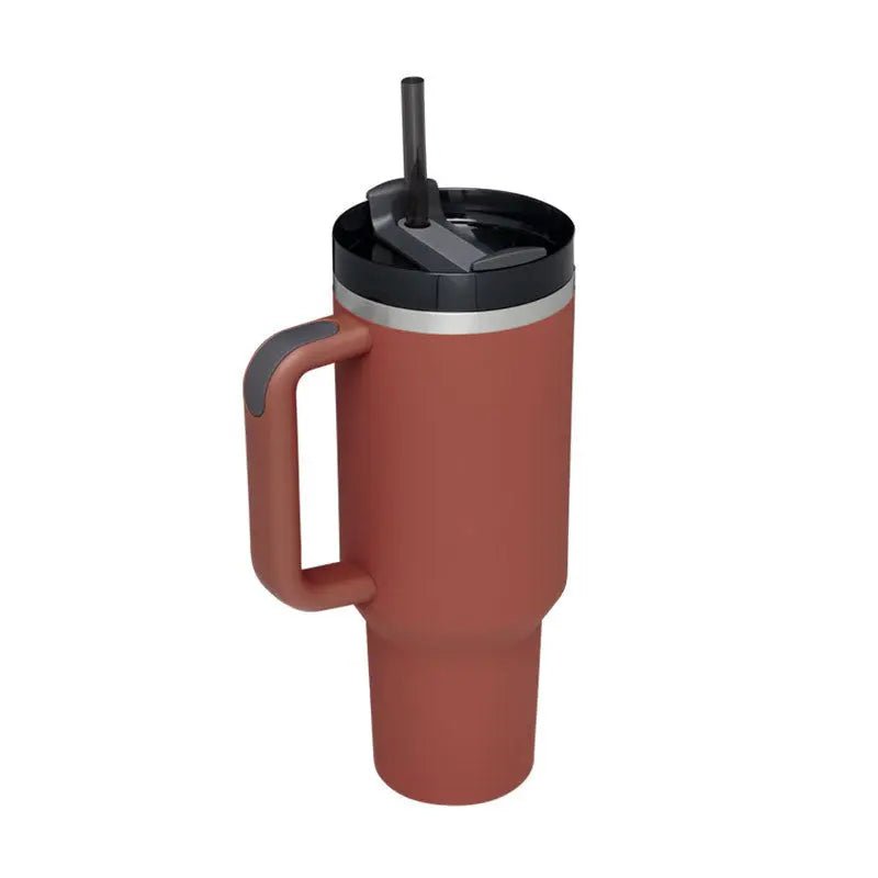 40oz Straw Coffee Insulation Cup With Handle Portable Car Stainless Steel - Shop with Vanny40oz Straw Coffee Insulation Cup With Handle Portable Car Stainless SteelCoffee/ Tea/ Water/ Cup/ BottleShop with Vannycj1200ML40oz Straw Coffee Insulation Cup With Handle Portable Car Stainless Steel Water Bottle LargeCapacity Travel BPA Free Thermal Mug cj