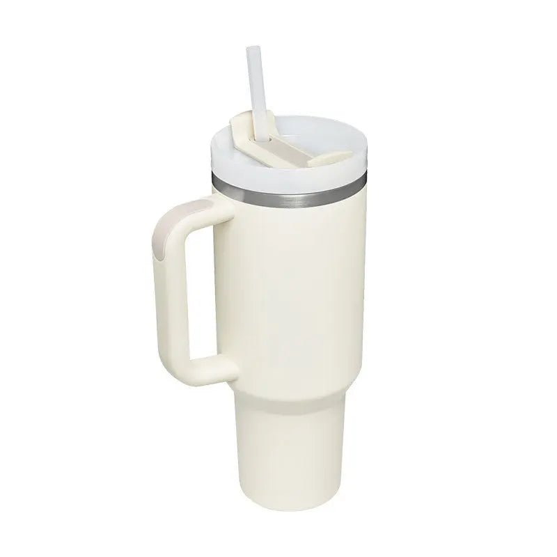 40oz Straw Coffee Insulation Cup With Handle Portable Car Stainless Steel - Shop with Vanny40oz Straw Coffee Insulation Cup With Handle Portable Car Stainless SteelCoffee/ Tea/ Water/ Cup/ BottleShop with Vannycj1200ML40oz Straw Coffee Insulation Cup With Handle Portable Car Stainless Steel Water Bottle LargeCapacity Travel BPA Free Thermal Mug cj