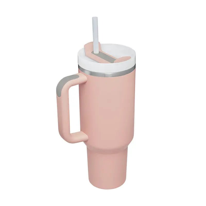 40oz Straw Coffee Insulation Cup With Handle Portable Car Stainless Steel - Shop with Vanny40oz Straw Coffee Insulation Cup With Handle Portable Car Stainless SteelCoffee/ Tea/ Water/ Cup/ BottleShop with Vannycj1200ML40oz Straw Coffee Insulation Cup With Handle Portable Car Stainless Steel Water Bottle LargeCapacity Travel BPA Free Thermal Mug cj