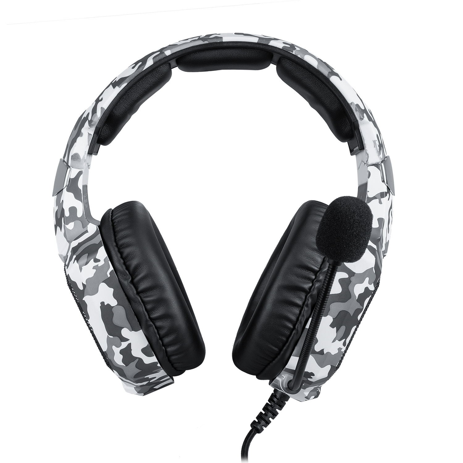 K8 Camouflage Gaming Headset - Military Style Headphones with Mic for PS4, Xbox One, Mobile