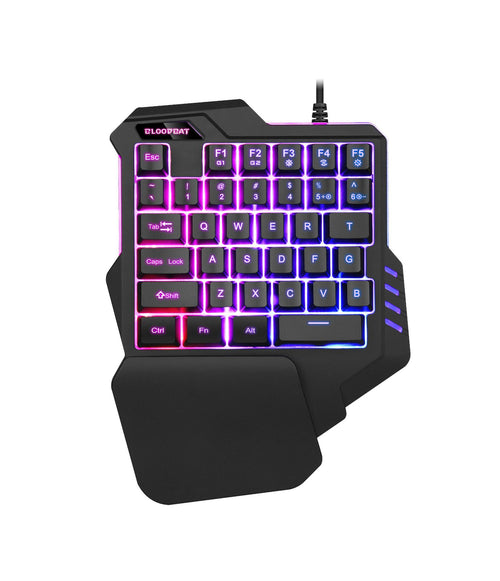 35-Key One-Handed Gaming Keyboard - USB Mechanical Keypad for Mobile & PC