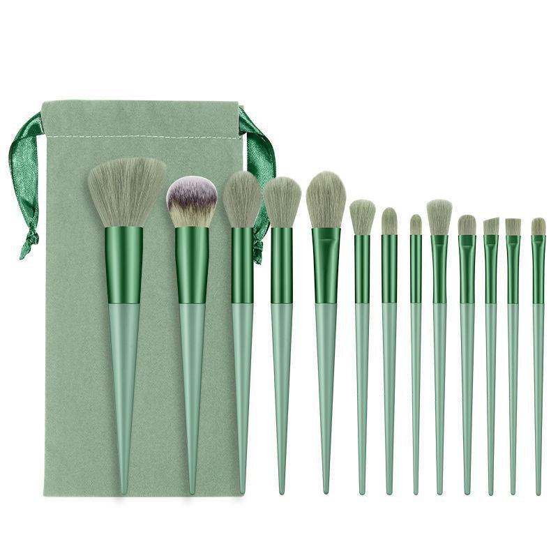 Purpleflower Holly Leaf 13 Makeup Brushes Super Soft Eye Shadow Brush Tool Outfit cj