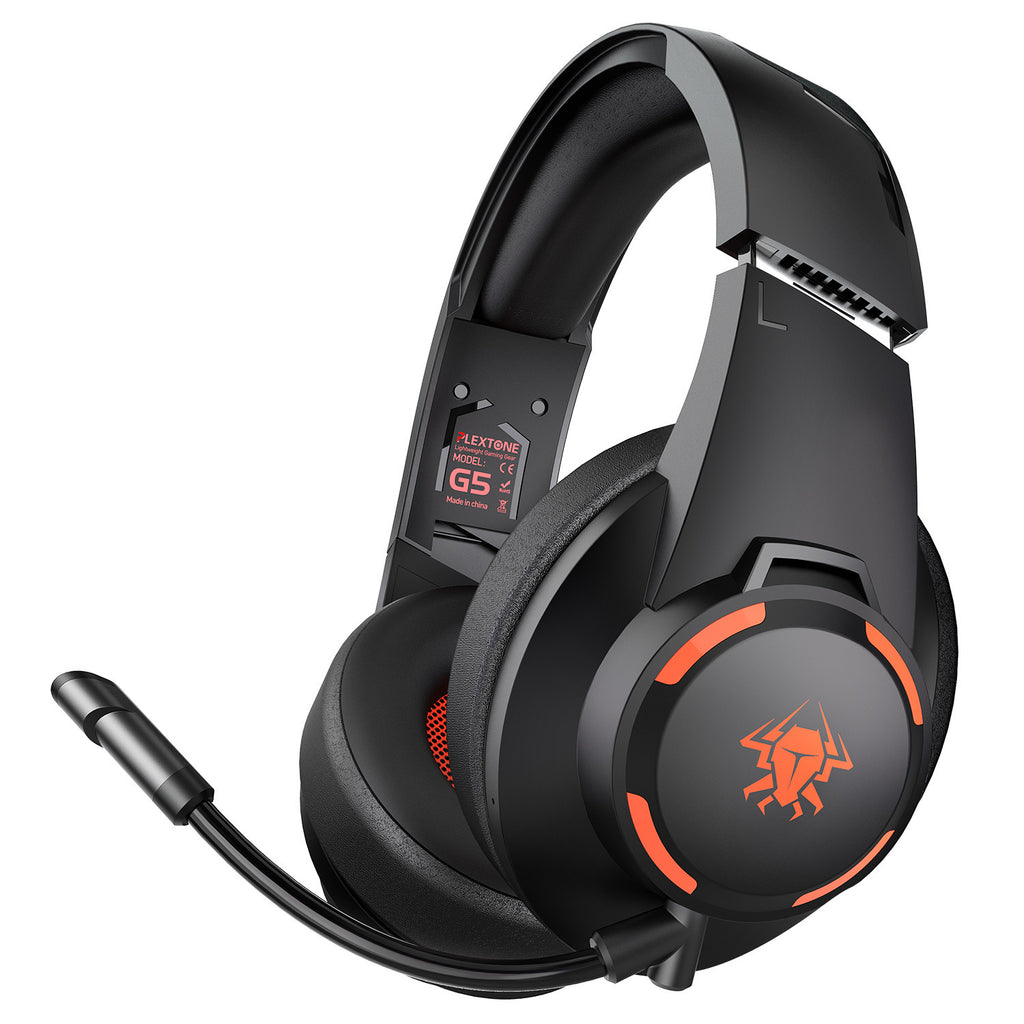 Kabelloses Bluetooth 5.0 Gaming-Headset mit abnehmbarem Mikrofon