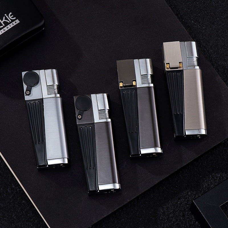 Pipe Lighter Creative Foldable Metal Lighter Piper Smoking Men's Smoking Gadget cj