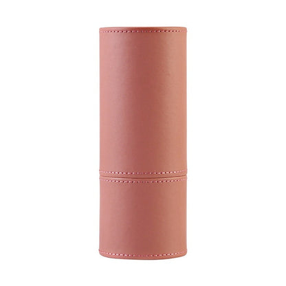 PU Round Cosmetic Brush Container Cosmetic Tool Cosmetic Brush cj