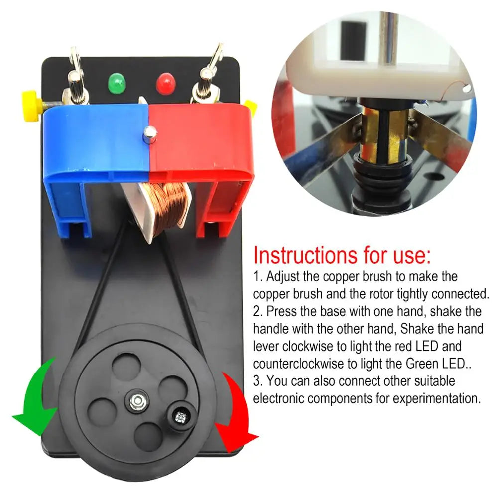 Electromagnetic Induction Electricity Generator Model Faraday