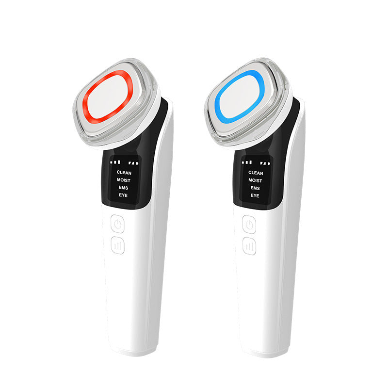 Electric Facial Massage & Cleansing Device – Heated Skin Rejuvenation Tool