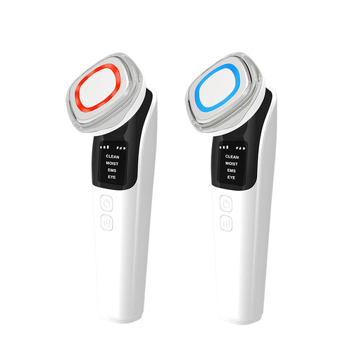 Electric Facial Massage & Cleansing Device – Heated Skin Rejuvenation Tool