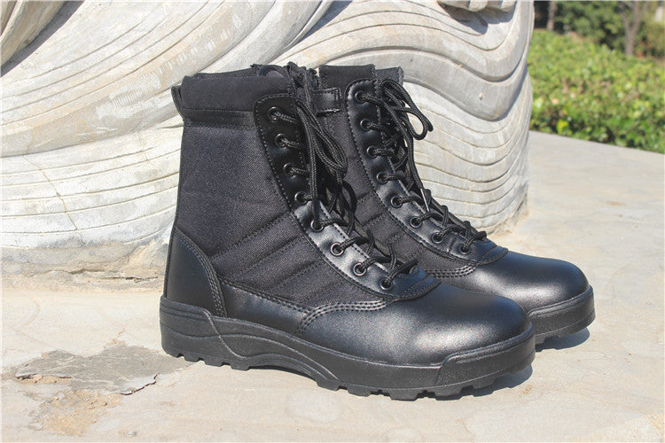 Outdoor training high-top tactical boots