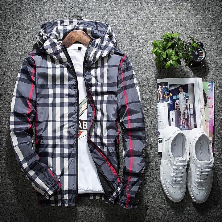 Men's Camouflage Hooded Jacket - Luminous Zipper Spring Coat