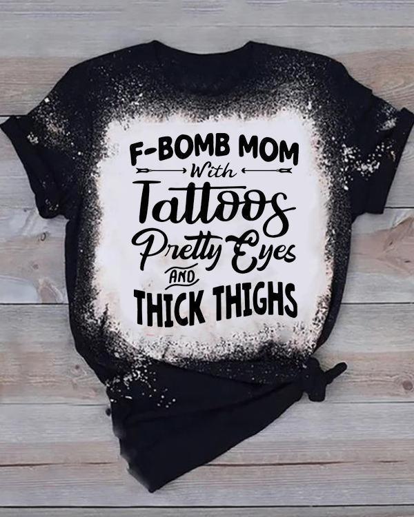 Printed Pullover Round Neck Printed Short Sleeve Loose T-shirt cj