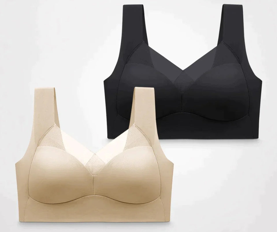 Wire-Free Full Cup Bra — Smoothing, Supportive & Breathable