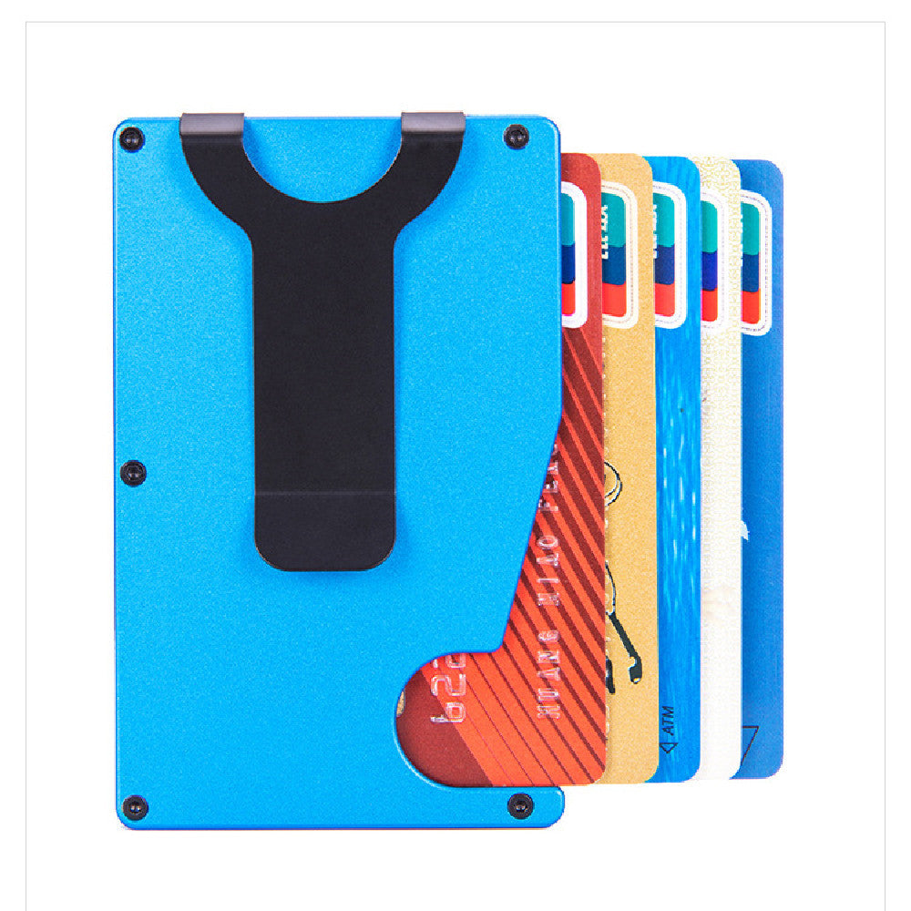 Location Tracker RFID Anti-theft Brush Metal Card Pack